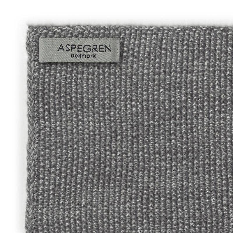 Kitchen Towel - 100% Orgainc Cotton - Knitted - Blend - Gray Dark