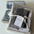 Gift set - 100% Organic cotton - Set of three - Oyster