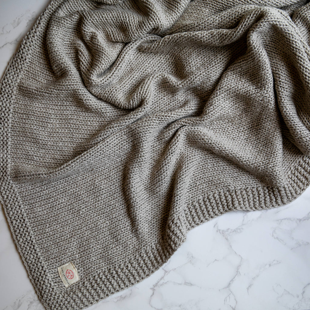 Zrestha - Linen - 100% organic cotton throw blanket