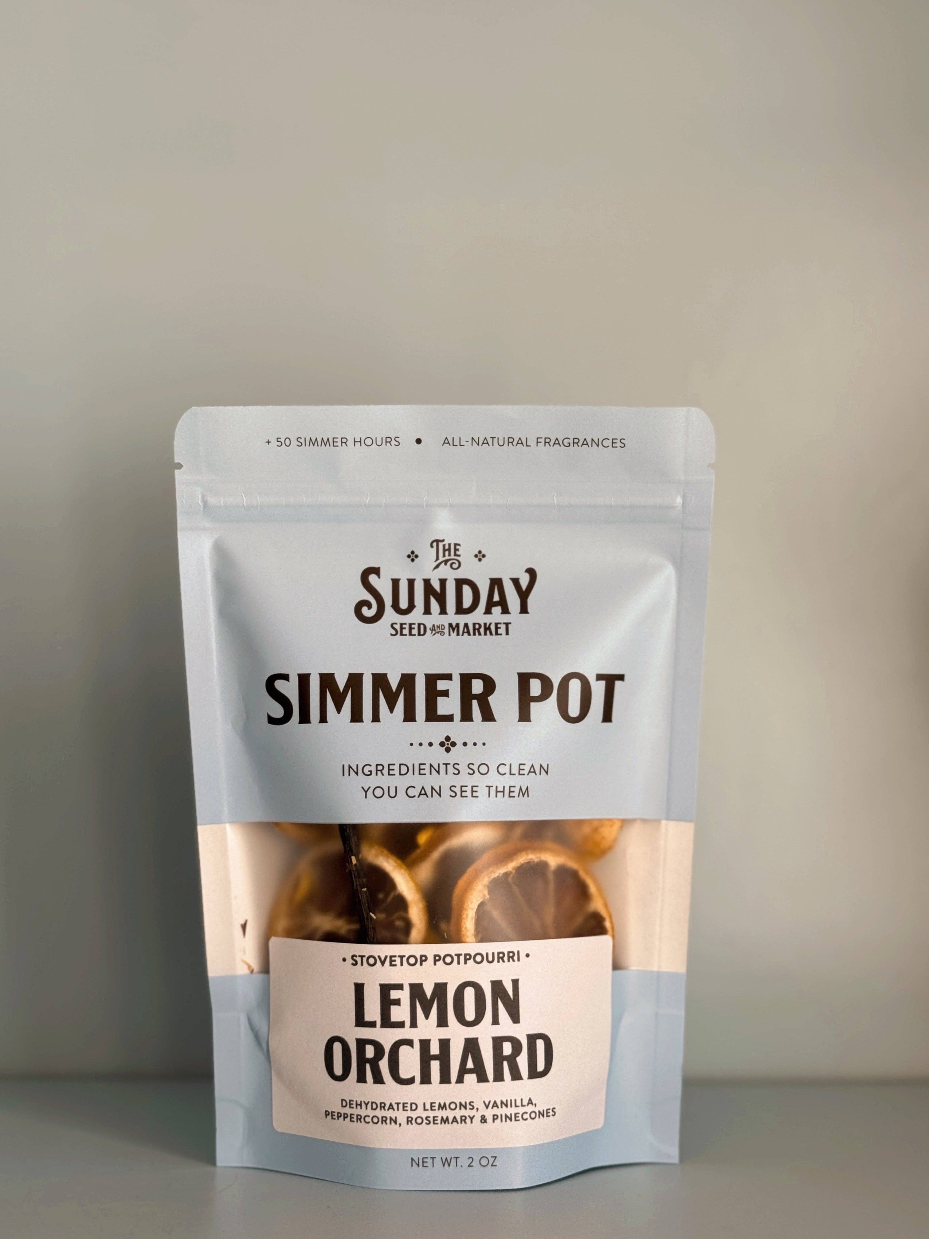 Lemon Orchard Simmer Pot | Lemon Rosemary Peppercorn