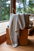 Zrestha - Linen - 100% organic cotton throw blanket