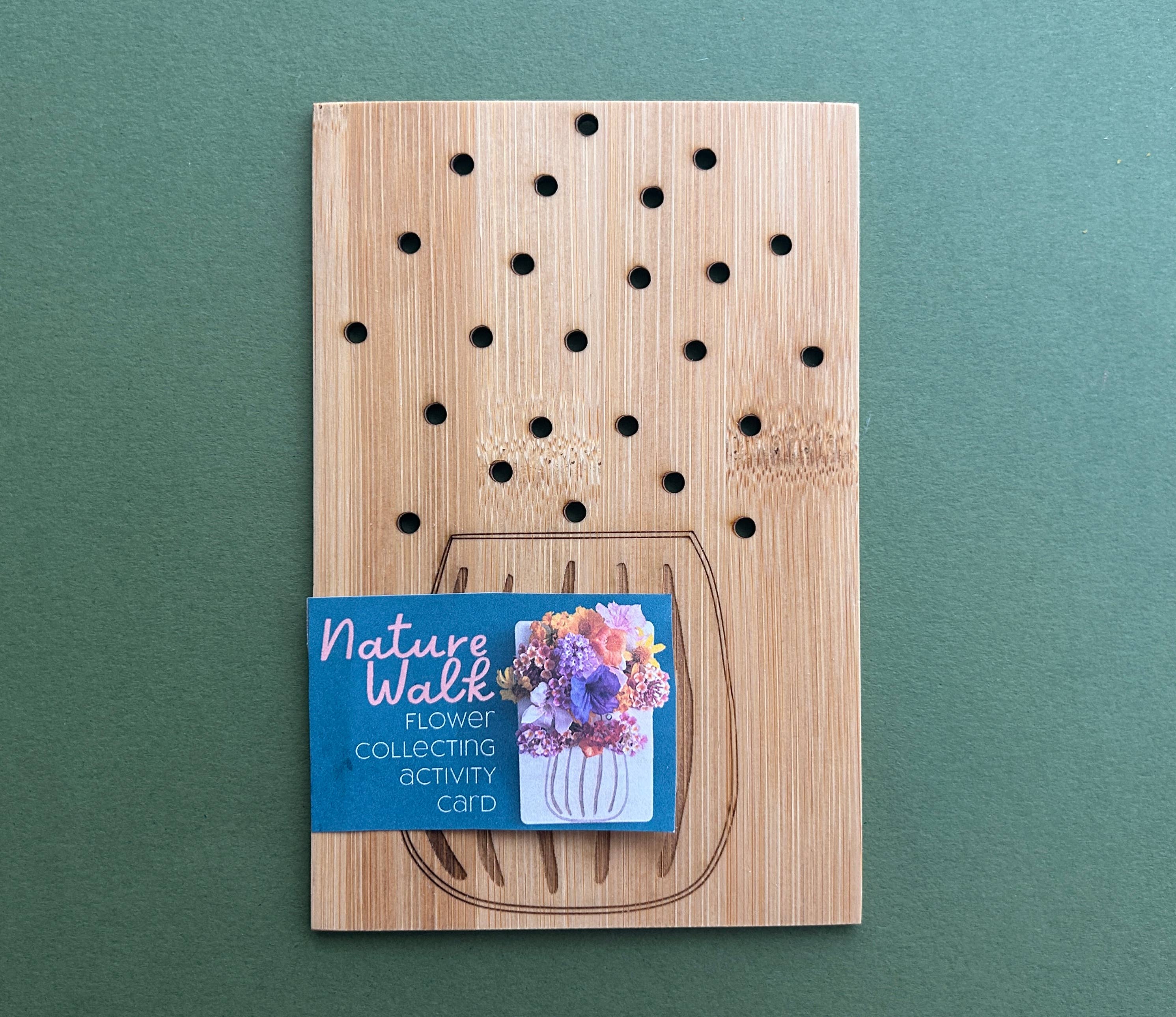 Nature Walk Bouquet- Flower Collecting Gift + Activity Board