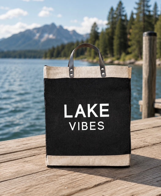 Lake Vibes Black Market Tote