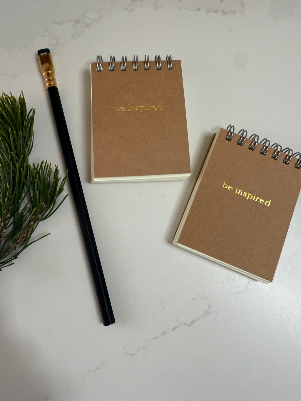 Be Inspired Foil Embossed Pocket Notebook