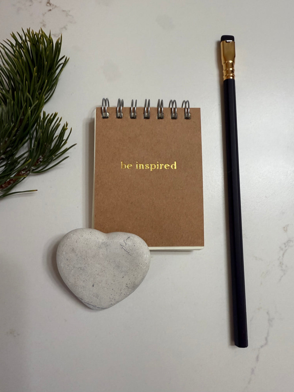 Be Inspired Foil Embossed Pocket Notebook