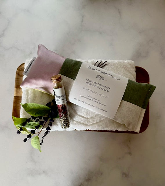Aromatherapy Weighted Eye Pillow - Lavender & Chamomile