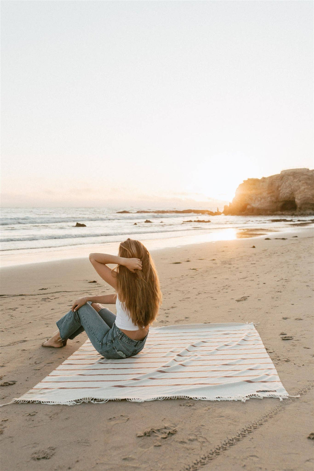 Beach Vista Shores Throw Blanket