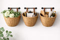 Hand-woven Bamboo Wall Basket