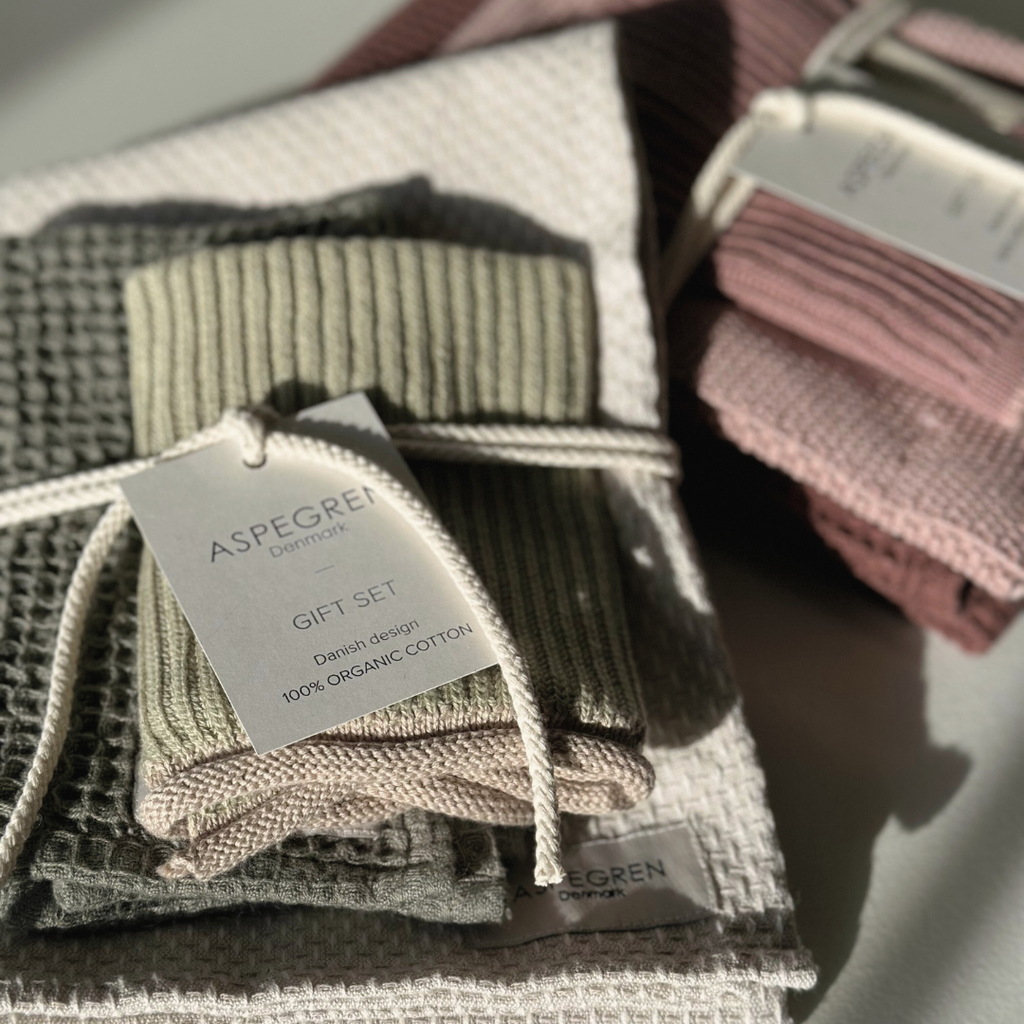 Gift set - 100% Organic cotton - Set of three - Fennel