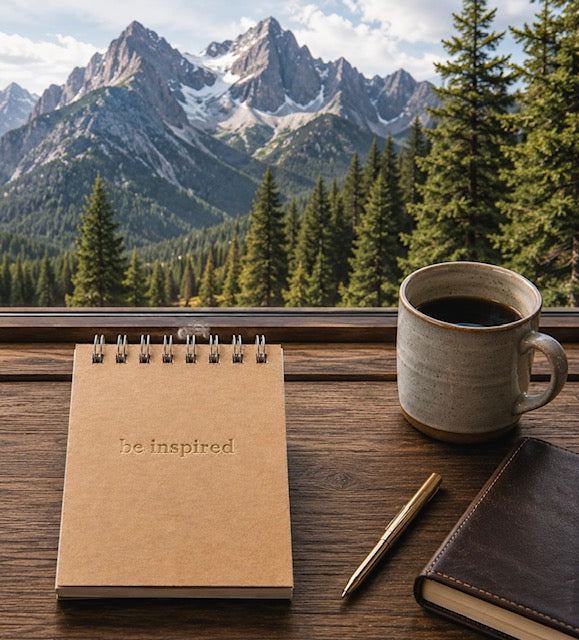 Be Inspired Foil Embossed Pocket Notebook