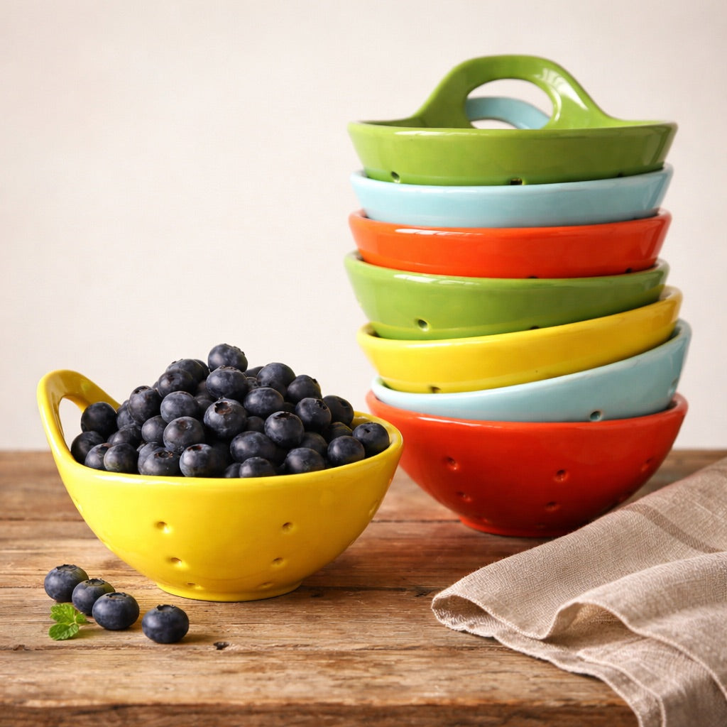 Stoneware Berry Bowls