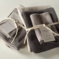 Gift set - 100% Organic cotton - Set of three - Caviar
