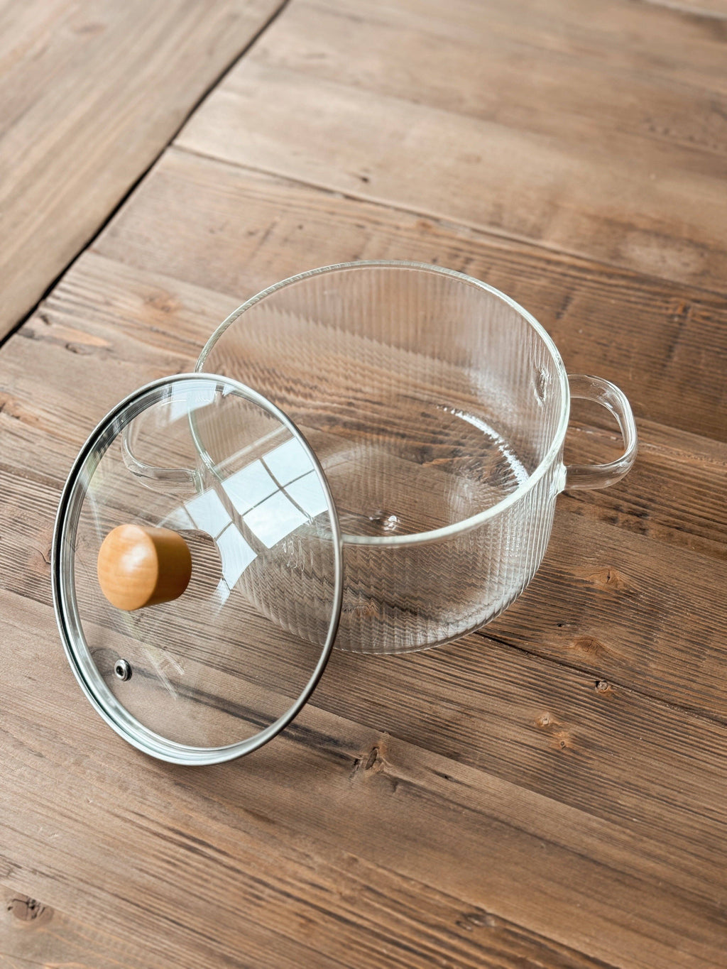 Wood & Glass Simmer Pot   | Stovetop Potpourri