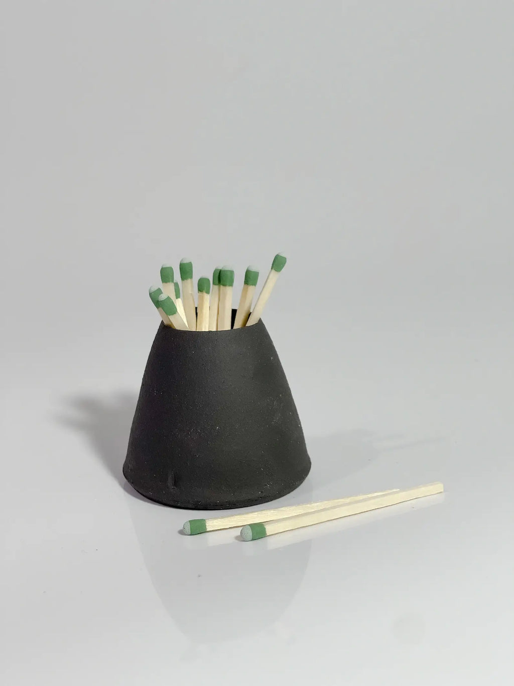 Black Clay Candle Match Striker