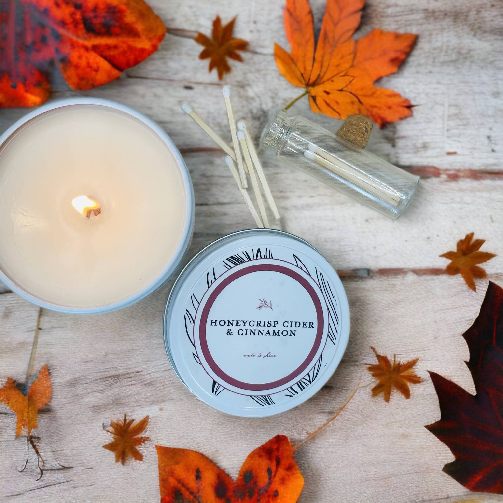 Crisp & Cozy /3 x 6oz Candle Gift Set