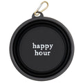 Large Collapsible Dog Bowl - Happy Hour
