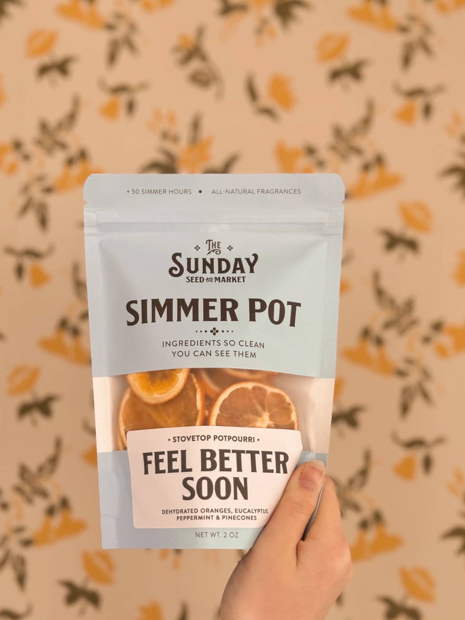 Feel Better Soon Simmer Pot | Orange Peppermint Eucalyptus