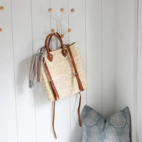 French Market Woven Backpack