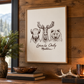 Locals Only Montana Poster