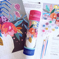 Abstract Floral Paint By Number Kit