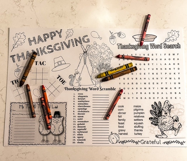 Holiday placemats